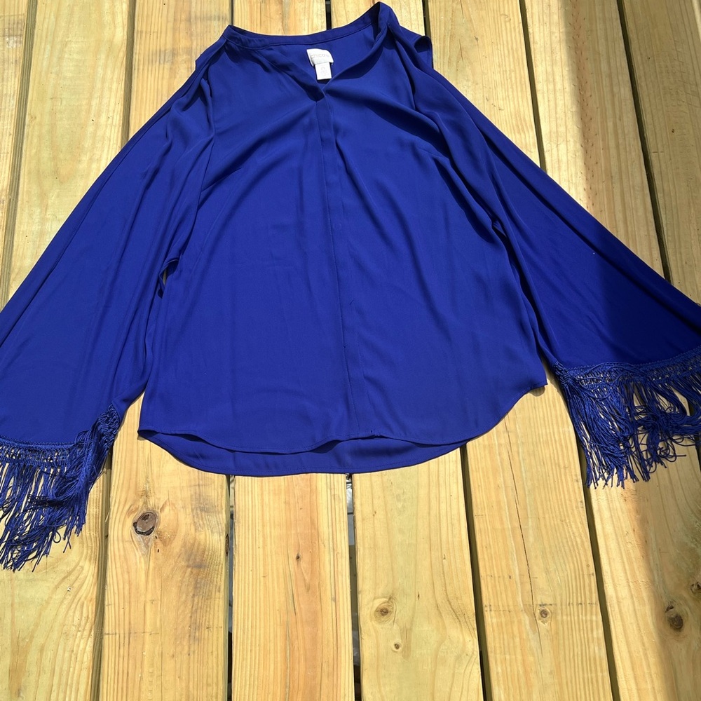 Elegant Blue Women's Top